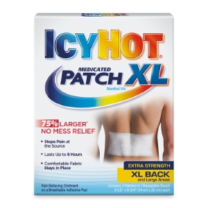 ICY HOT MEDICATED BACK PATCH 5'S