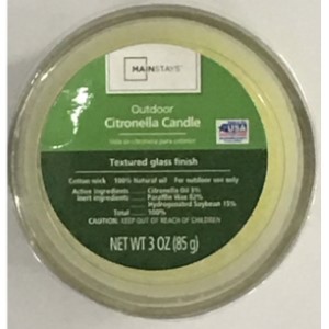 CITRONELLA CANDLE 3OZ