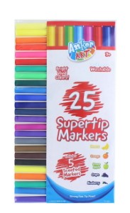 WASHABLE SUPERTIP MARKERS 25CT