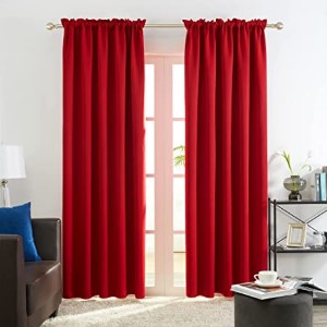 KERRINGTON CURTAIN PNL RED 55X90