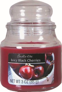 CANDLE-LITE 3OZ  Black Cherries