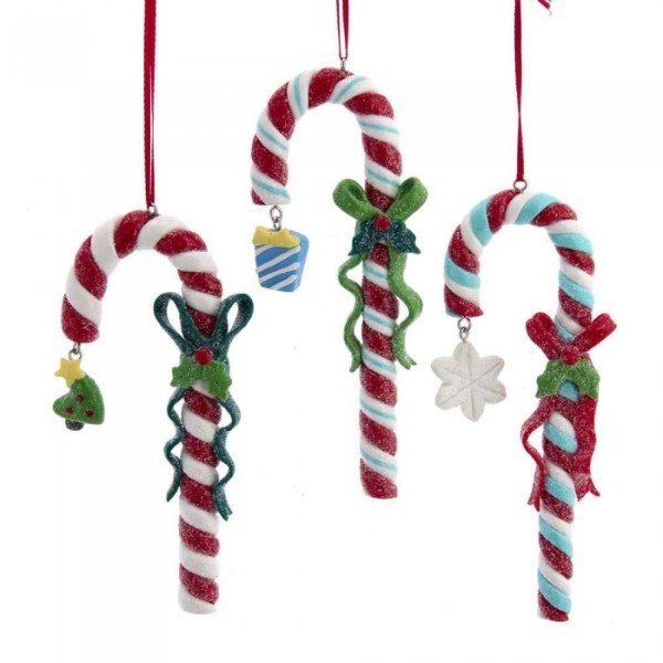 CLAYDOUGH CANDYCANE ORN 3/A