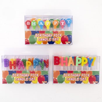 BIRTHDAY CANDLE 13PC PICK