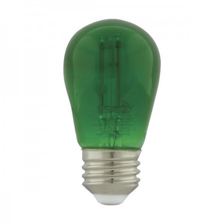 BULB S14 LED FILAMENT GREEN