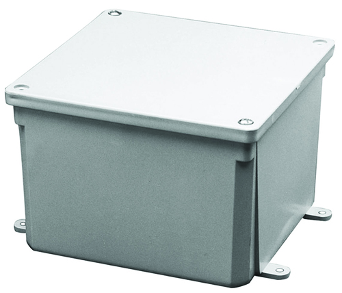 Carlon E989NNJ-CAR Molded Junction Box, Surface Mounting, PVC