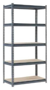 ProSource RCK36X18X72GRY 5 Shelf Shelving Unit | 18X36X72in | Gray