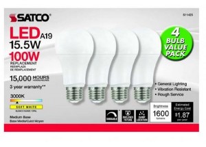 DIMMABLE A19 LED 14W MB 3000K