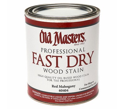 Old Masters 60404 Qt Red Mah Fastdrystain