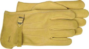 Boss 6023L Premium Unlined Tan Cowhide Drivers Gloves Large