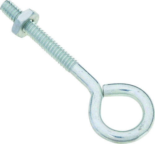 National Hardware N221-077 Eye Bolt, #10-24 Thread, 1-1/4 in L Thread, 1/2