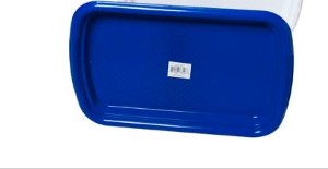 SERVING TRAY RECTANGULAR BLUE