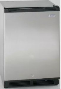 Avanti 5.2 Cu. Ft. Auto Frost Mini Fridge | Black/Stainless Steel