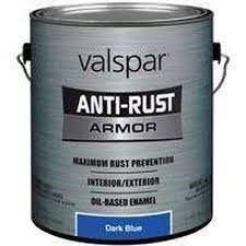 VALSPAR 21800 Series 21828 Anti-Rust Armor Oil Gloss Enamel, Gloss, Dark