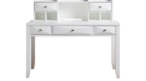 Kids Ivy League White Desk and Hutch