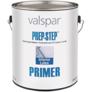 VALSPAR Prep-Step 990 Latex Primer, White, 1 gal Can