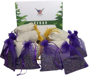 Lavender Sachet and Cedar Bags - Moth Repellent Sachets