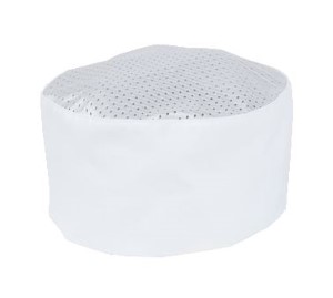 MIL BAKERS SKULL CAP MESH WHT