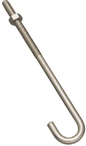 NATIONAL J-HOOK BOLT 5/16X7IN ZN