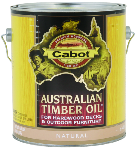 Cabot 3400 Timber Oil, Natural, 1 gal Can