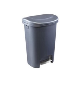 Rubbermaid Home 2104625 Step-On Trash Can | 13 Gallon | Gray