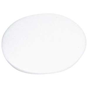 North American Paper 422214 Polishing Pad, White