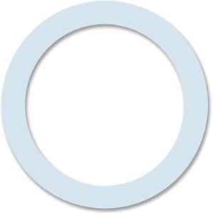 Cuisinox 10 Cup Silicone Gasket, White