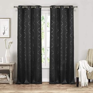 Stefanie 54x90 Curtain Black