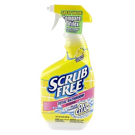 SCRUB FREE OxiClean 35240 Bathroom Cleaner, 32 oz Bottle