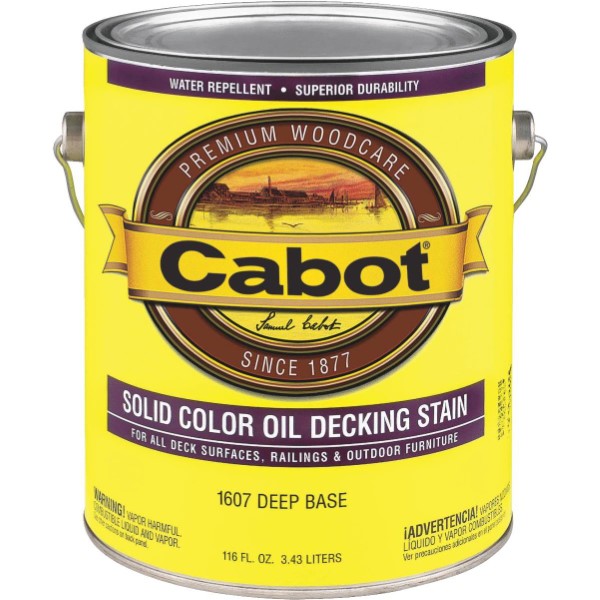 SOLID OIL DECK STAIN GAL DEEP BA