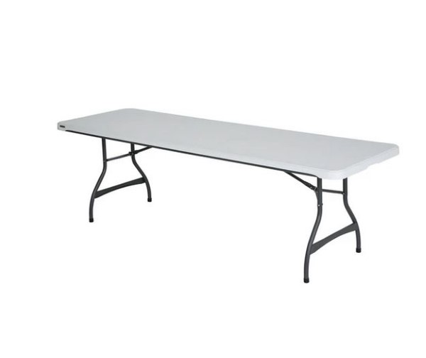 Lifetime Products 2980 Commercial, Rectangular Folding Table, 8 Seating,