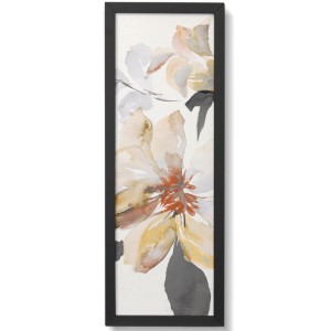 NEUTRAL CLEMATIS II Framed Print