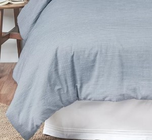 Oxford Stripe Comforter Q 5pc