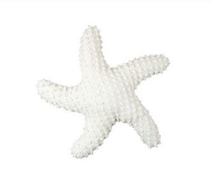 White Starfish Shaped Pillow