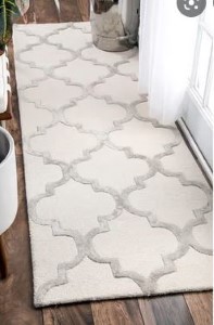 Janelle 30x50 Decor Rug Wht/Bei