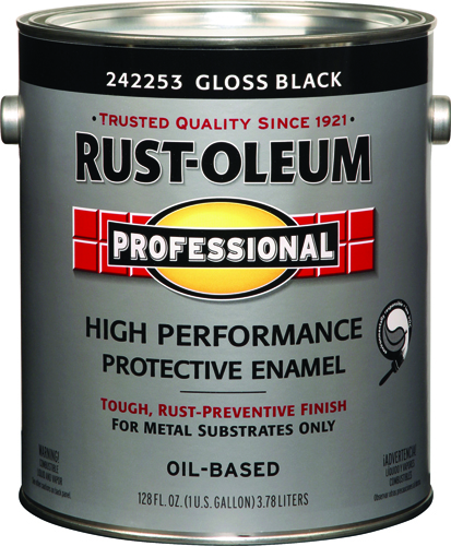 RUST-OLEUM PROFESSIONAL 242253 High Performance Protective Enamel, Black,