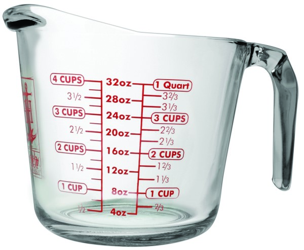 MEASURING CUP RED 32OZ