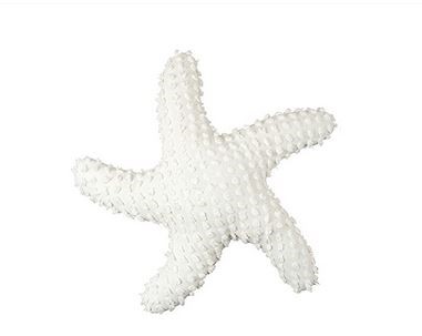 White Starfish Shaped Pillow