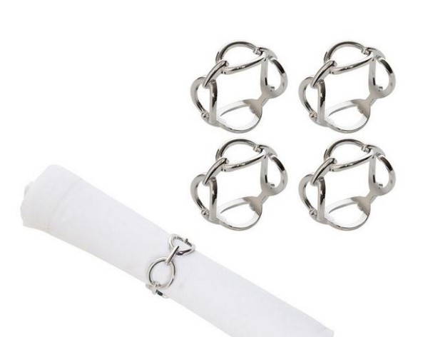 Silver Chain Link Napkin Ring