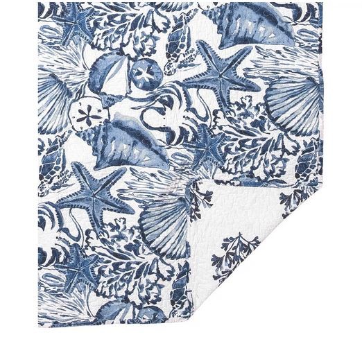 Blue Coast Shells Throw