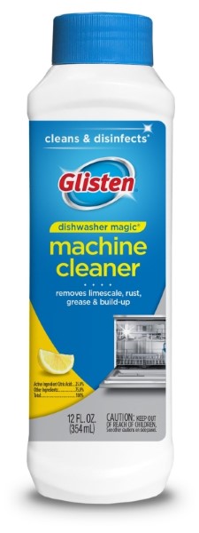 Glisten Dishwasher Magic DM06N Dishwasher Cleaner, 12 oz Bottle