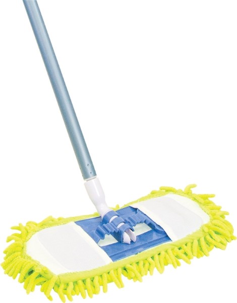 Quickie 060TRIRM-18 Dust Mop, Microfiber Head, Green