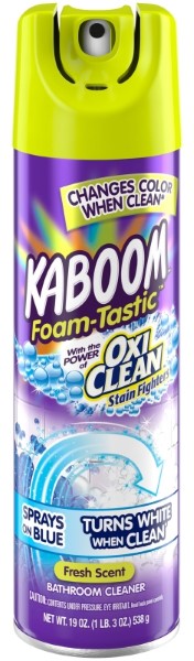 KABOOM Foam-Tastic 35270 Bathroom Cleaner, 19 oz