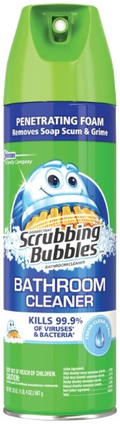 Scrubbing Bubbles 71367 Bathroom Cleaner, 22 oz Aerosol Can