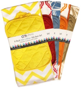 6PK PRINTD MICROFIBER SET