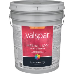 Valspar Medallion 100% Acrylic Paint & Primer Semi-Gloss Exterior