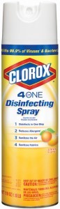 CLOROX 4 IN 1 DISINFECT SPRY 19Z