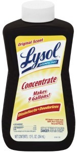 Lysol Disinfectant Cleaner, 12 oz Bottle