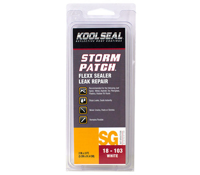 KOOL SEAL Storm Patch KS0018103-99 Roof Repair Tape, 3 ft L, 2 in W, Gray
