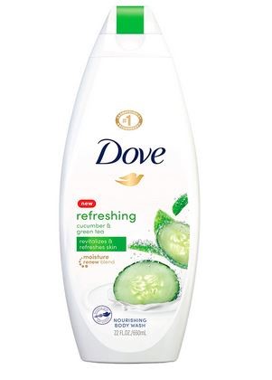 DOVE BODY WASH CUM&GREEN TEA 22Z