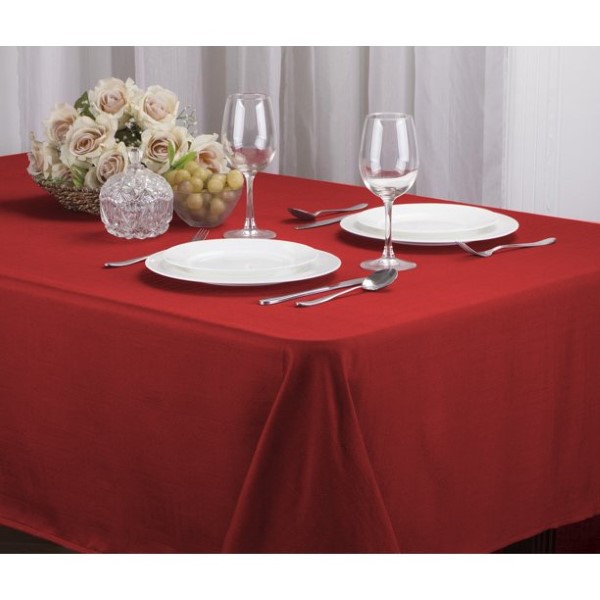 60X84 MATILDA RED TABLECLOTH